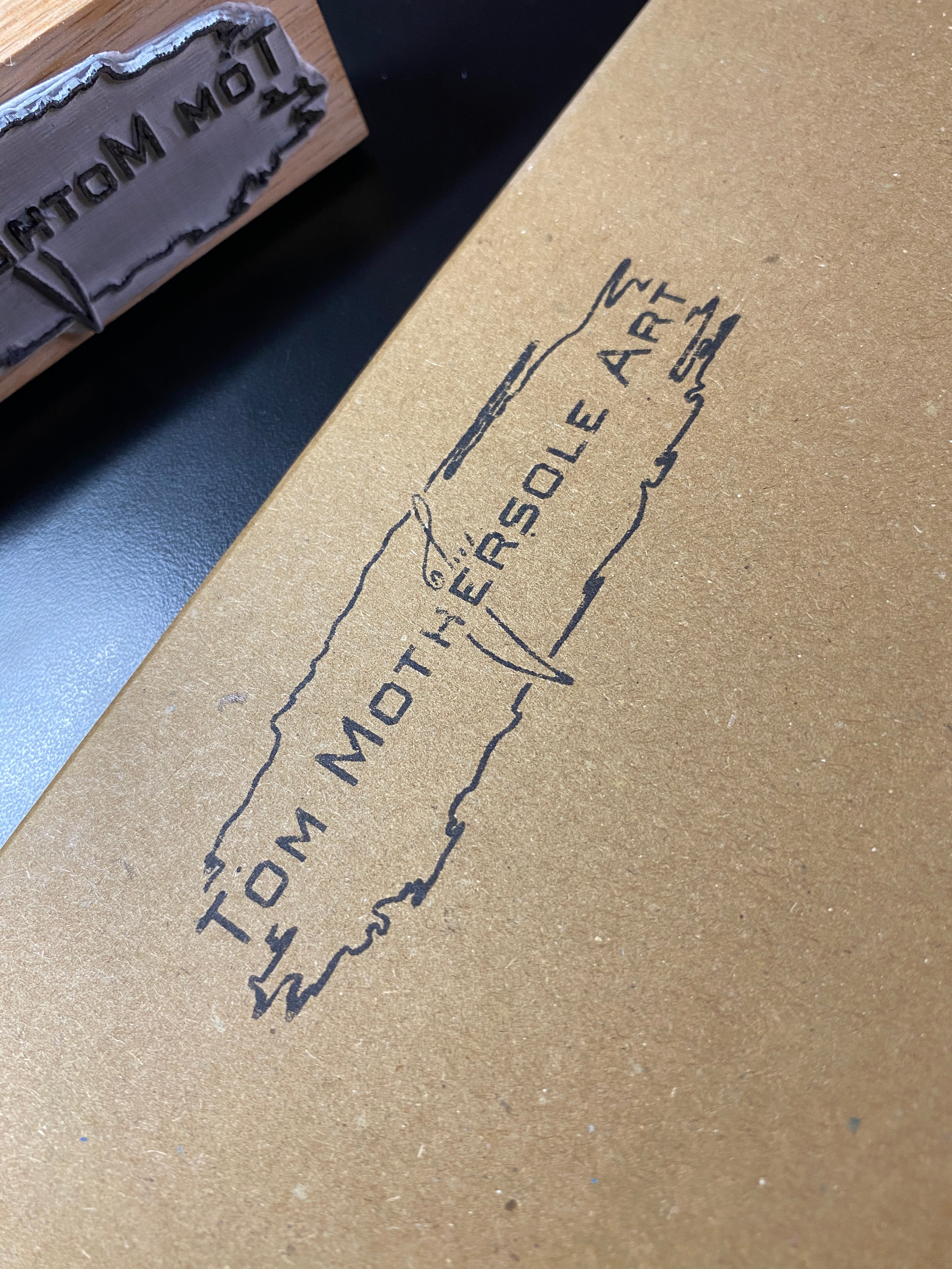 tom mothersole art stamp branding