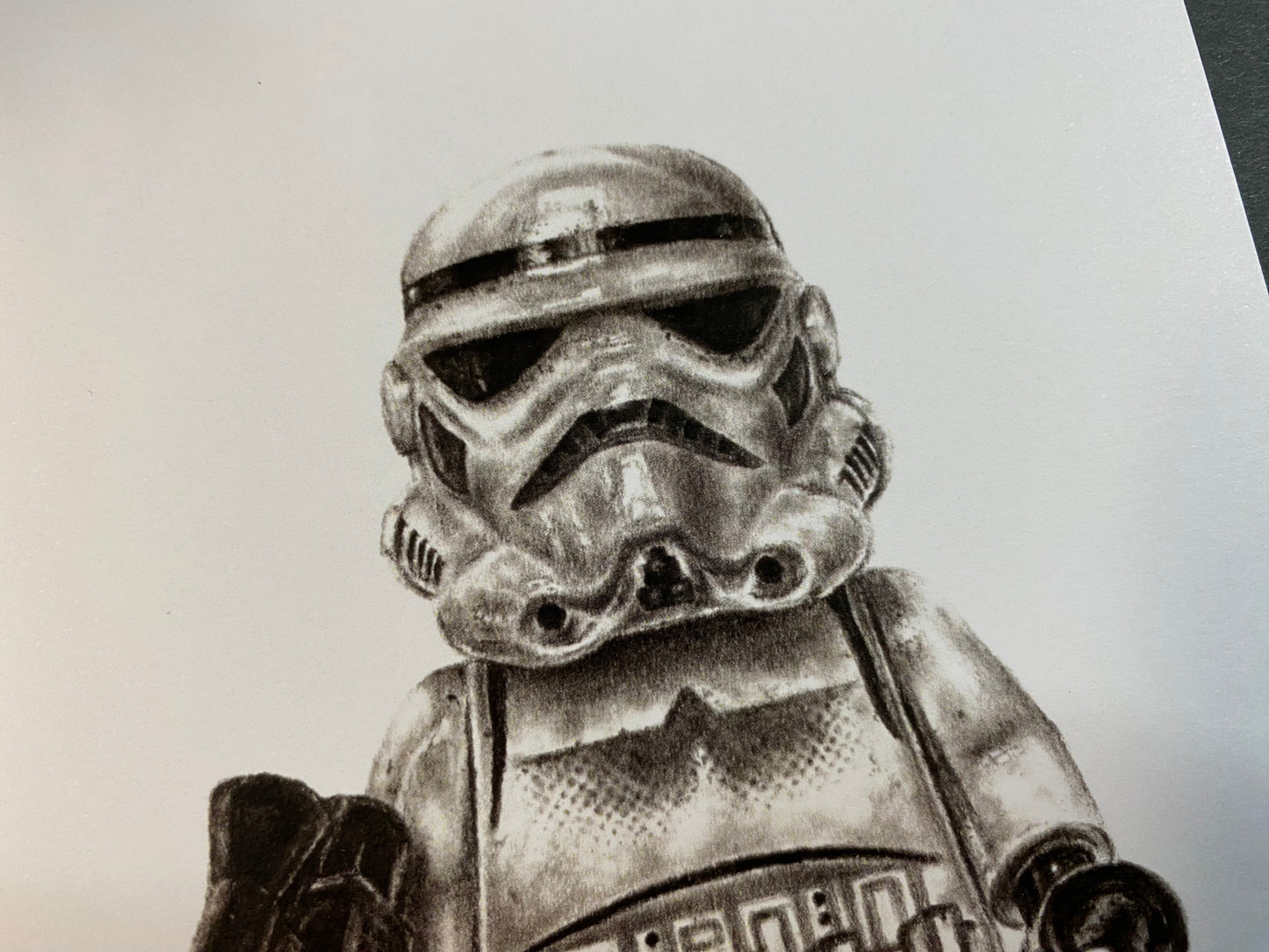 LEGO Stormtrooper Drawing (No background)- PRINT