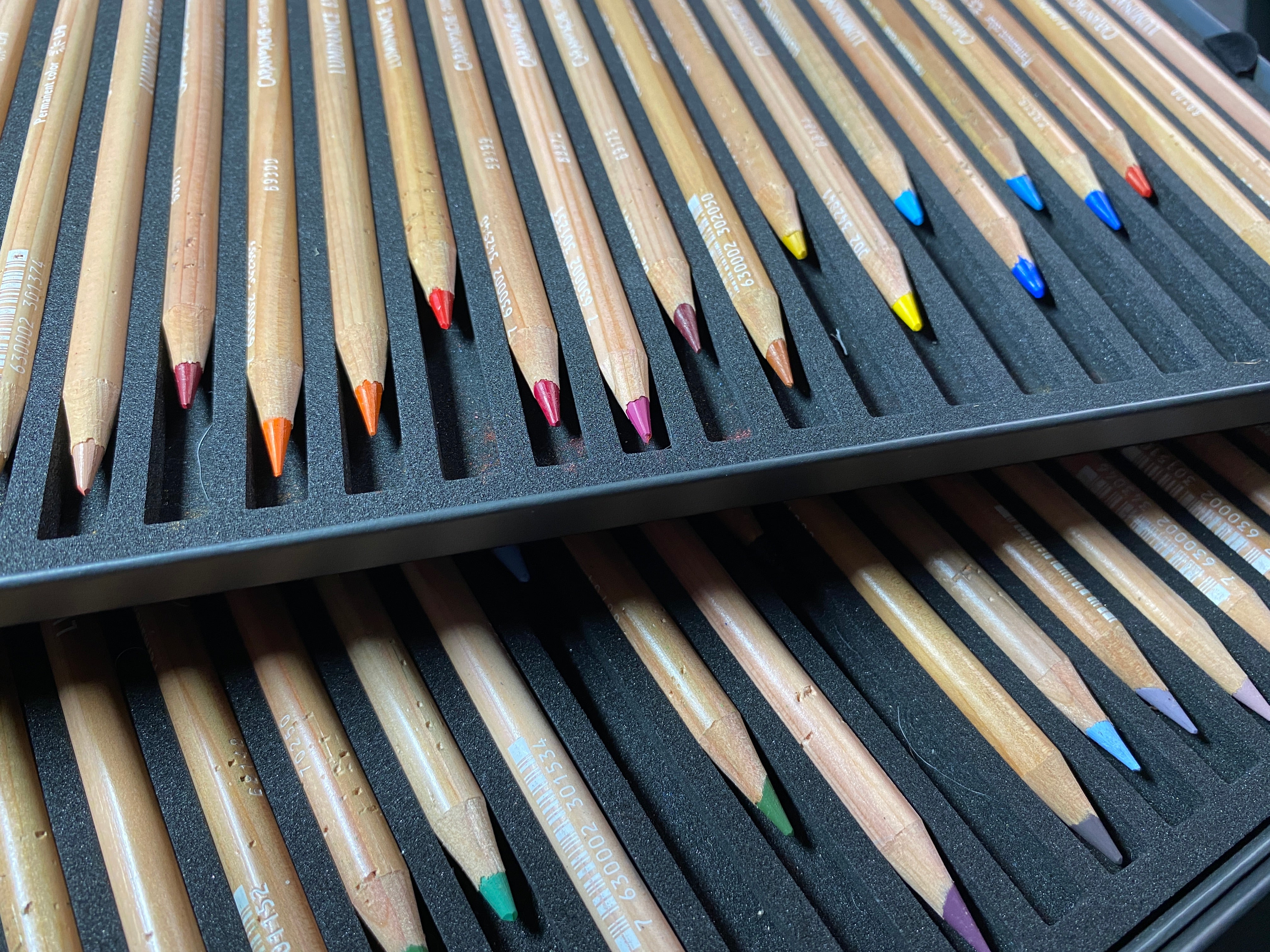 Caran D'ache luminance coloured pencils