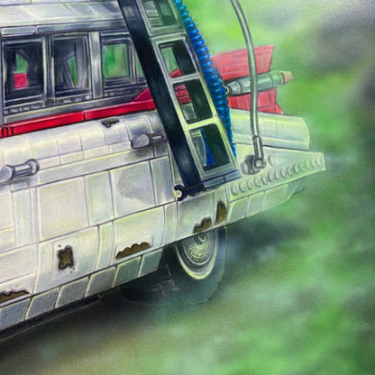 LEGO Ecto-1 Drawing - PRINT