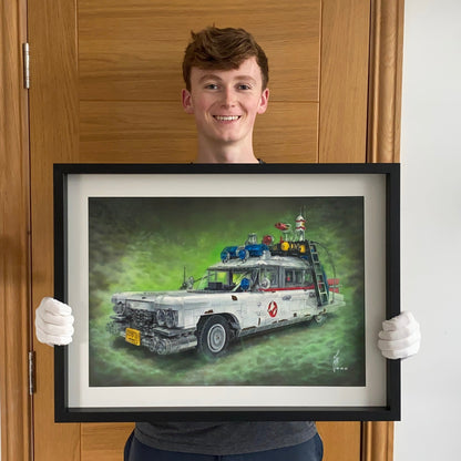 LEGO Ecto-1 Drawing - ORIGINAL