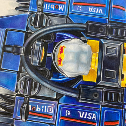 LEGO RedBull F1 Car Drawing - ORIGINAL