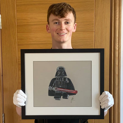 LEGO Darth Vader Drawing - ORIGINAL