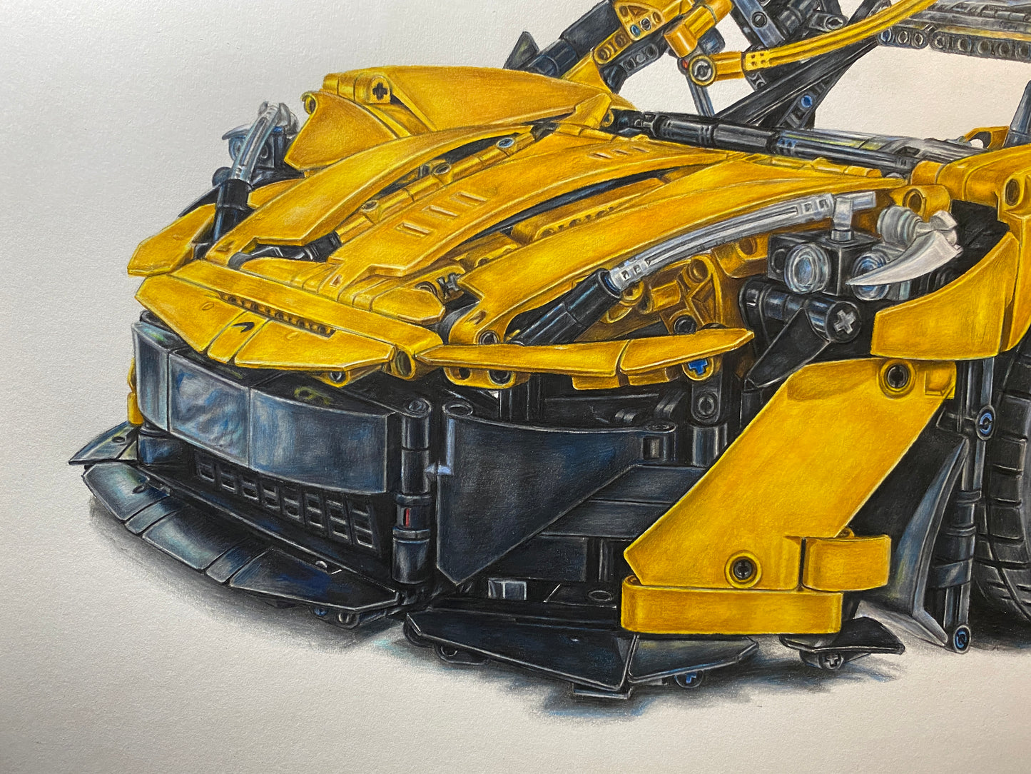 LEGO McLaren P1 Drawing - Print