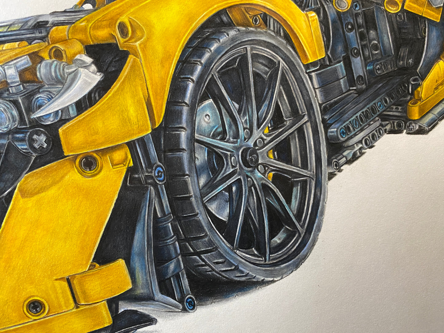 LEGO McLaren P1 Drawing - Print