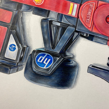 LEGO Ferrari F1 Car Drawing - ORIGINAL