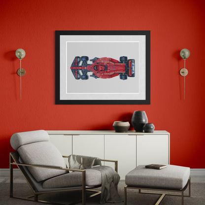 LEGO Ferrari F1 Car Drawing - ORIGINAL