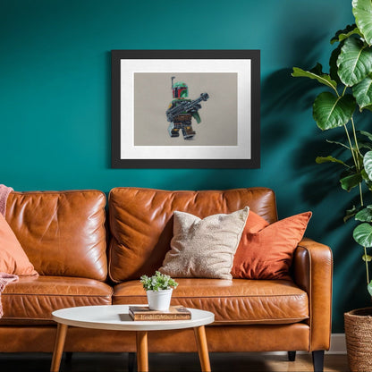 LEGO Boba Fett Drawing - ORIGINAL