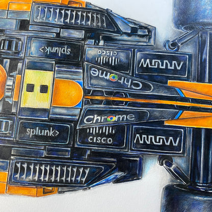 LEGO McLaren F1 Car Drawing - ORIGINAL