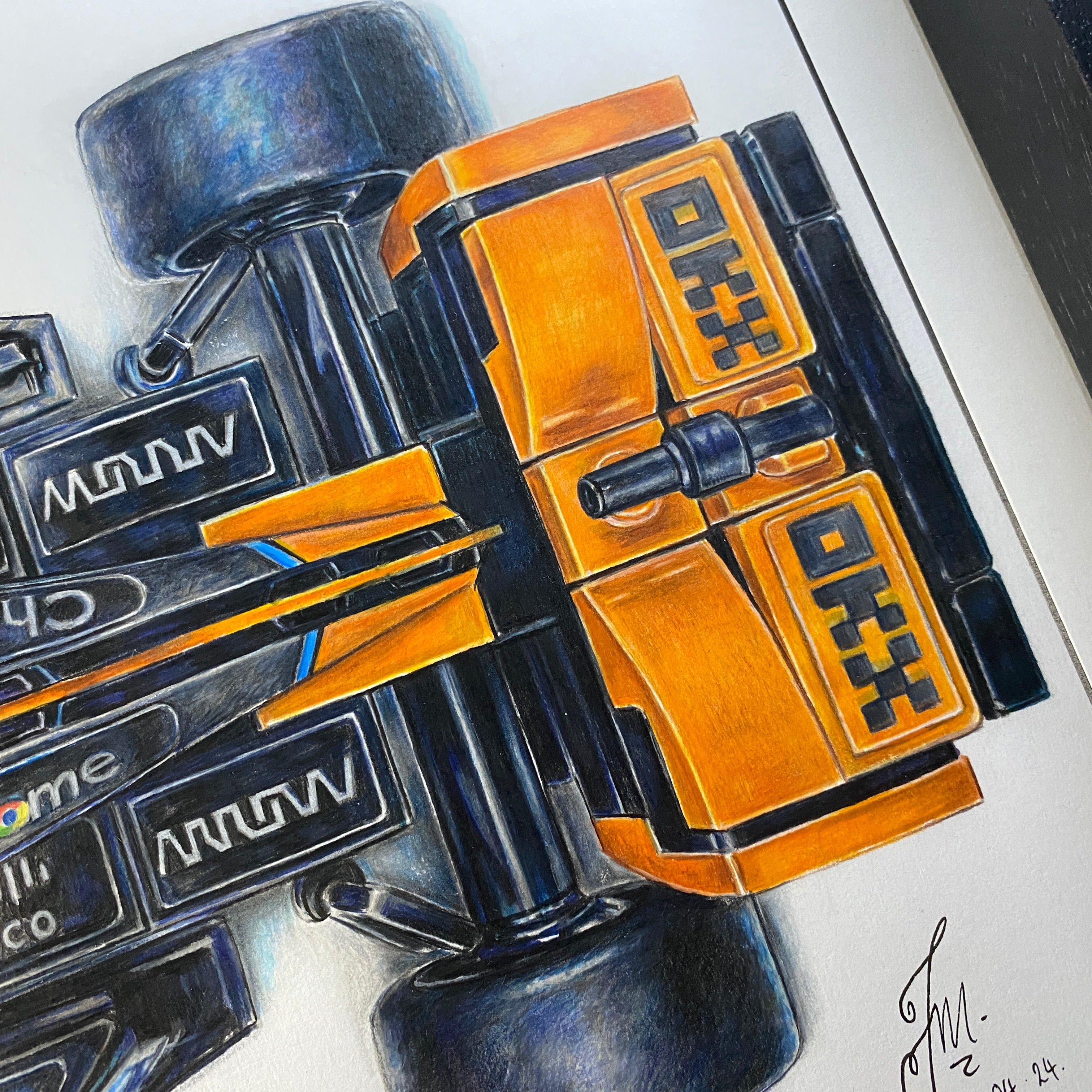 LEGO McLaren F1 Car Drawing - ORIGINAL