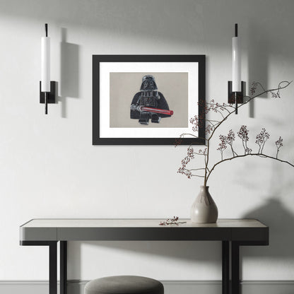 LEGO Darth Vader Drawing - ORIGINAL