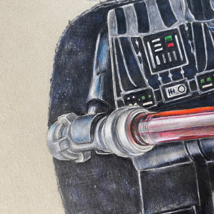 LEGO Darth Vader Drawing - ORIGINAL