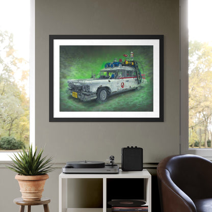 LEGO Ecto-1 Drawing - ORIGINAL