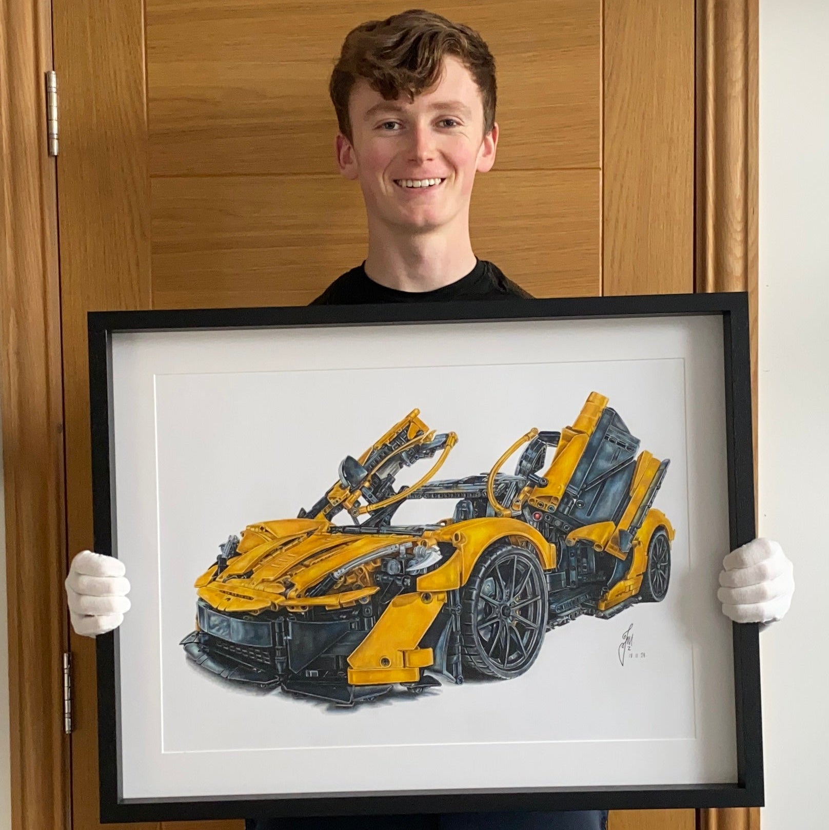 LEGO McLaren P1 Drawing - PRINT