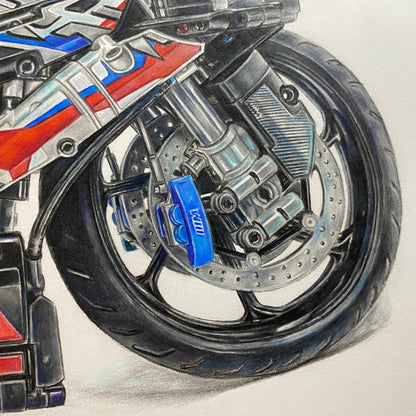 LEGO Technic BMW M 1000 RR Drawing - PRINT