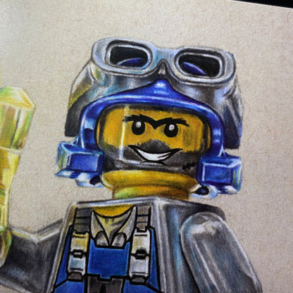 LEGO Power Miner Drawing - PRINT