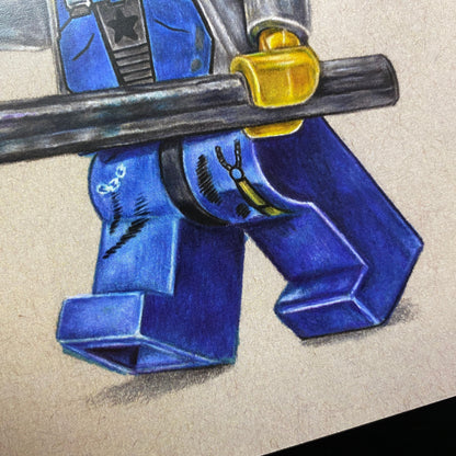 LEGO Power Miner Drawing - PRINT