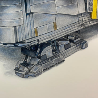 Drawing of the LEGO Razorcrest - PRINT