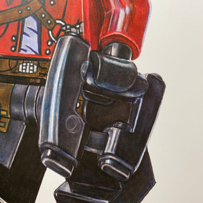 LEGO Starlord Minifigure Drawing - PRINT