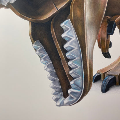 LEGO T-Rex Drawing - PRINT