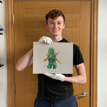 LEGO Lloyd Garmadon Minifigure Drawing - PRINT