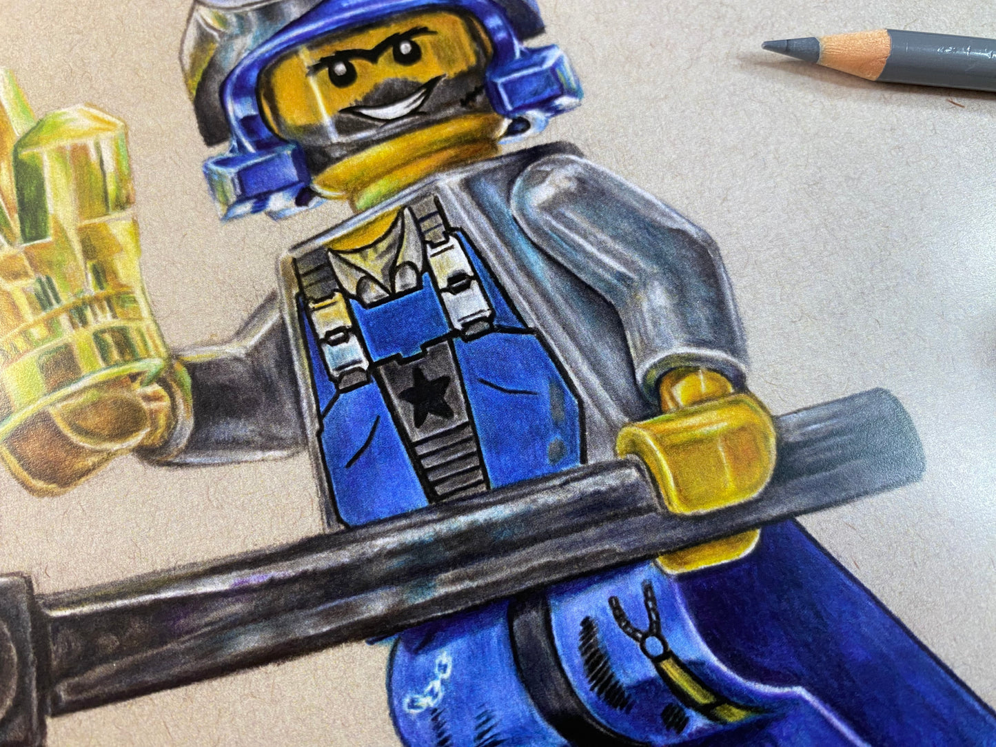 LEGO Power Miner Drawing - PRINT