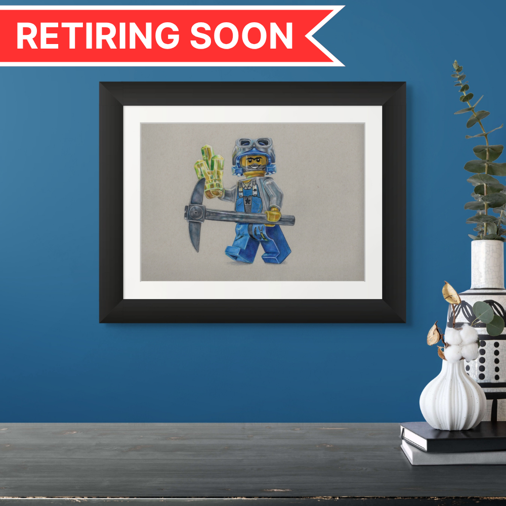 LEGO Power Miner Drawing - PRINT