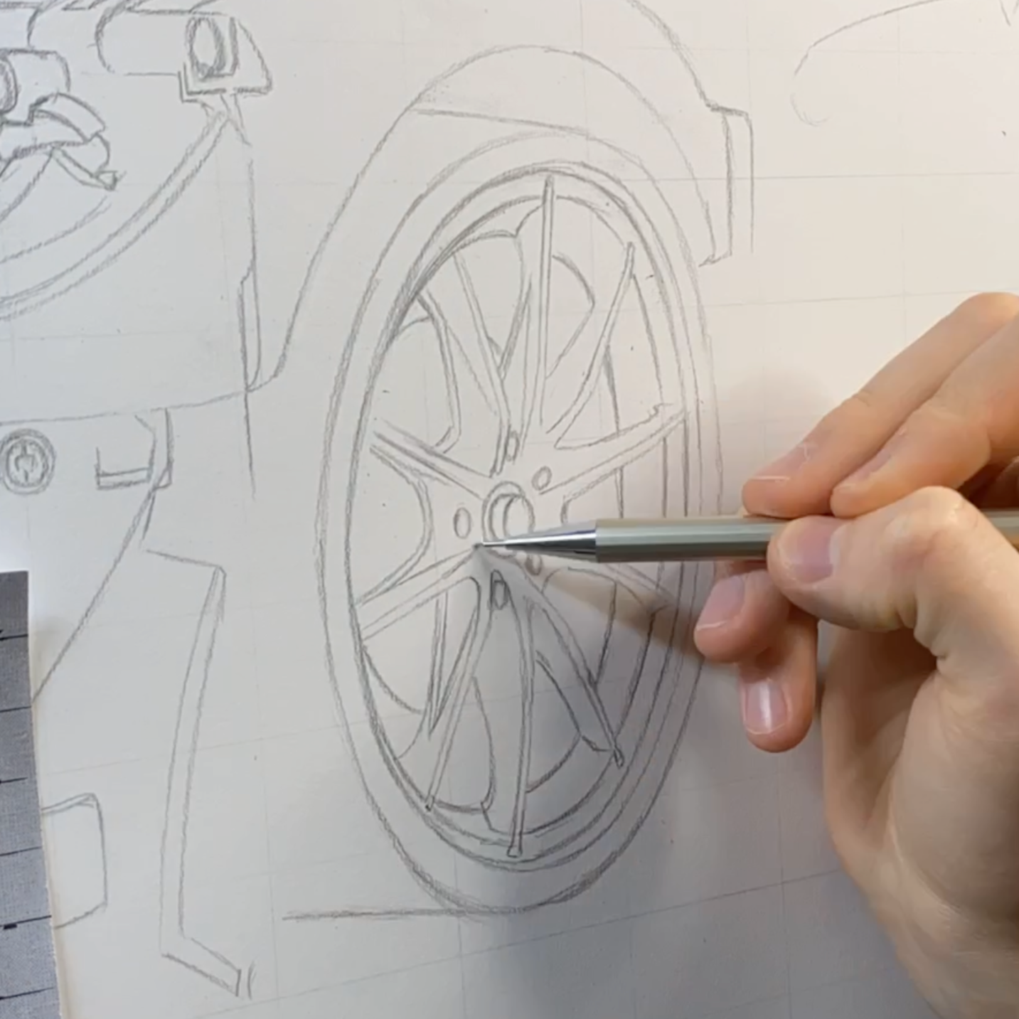 LEGO McLaren P1 Drawing - PRINT