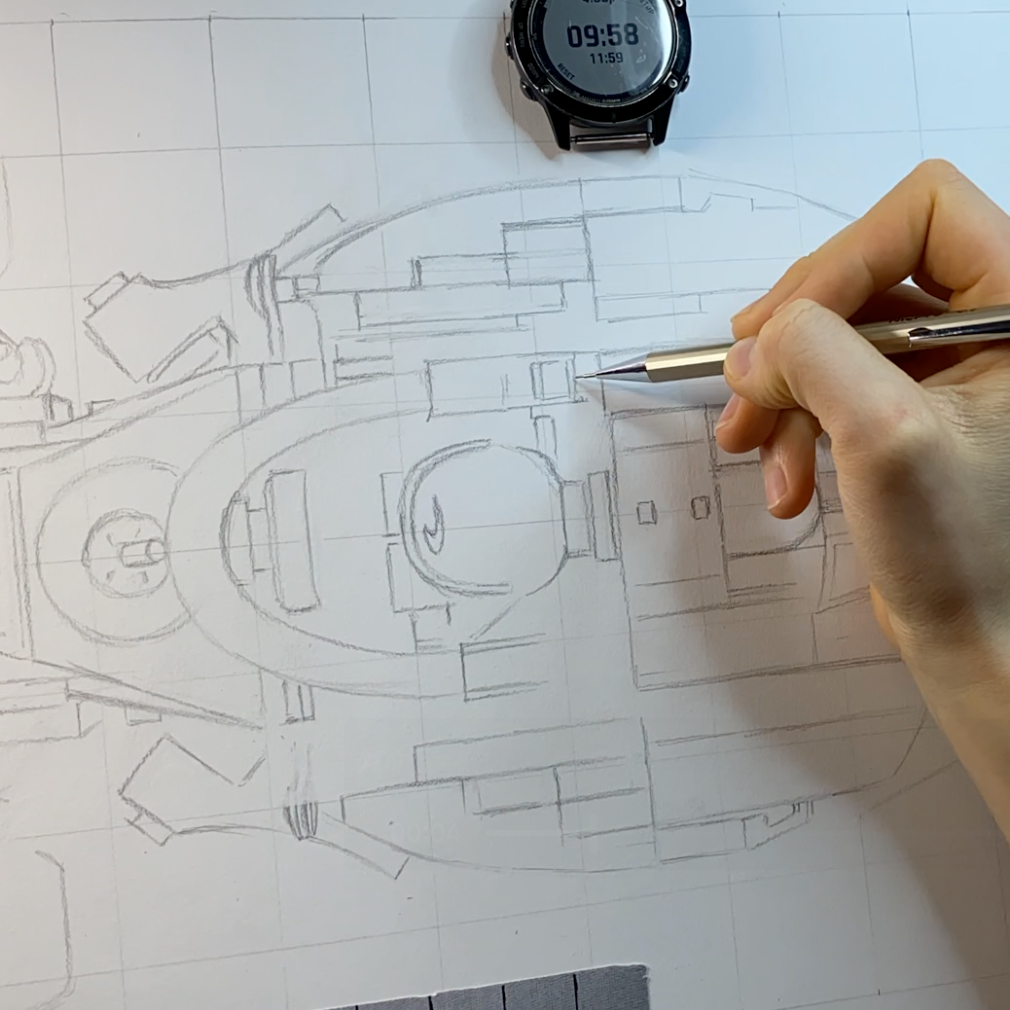 LEGO Mclaren F1 Car Drawing - 1