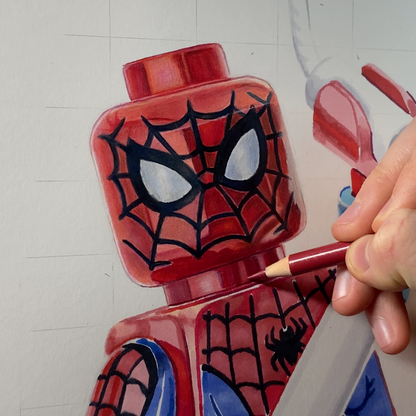 LEGO Spider Man Minifigure - PRINT *Coming Soon*