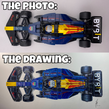 LEGO RedBull F1 Car - PRINT