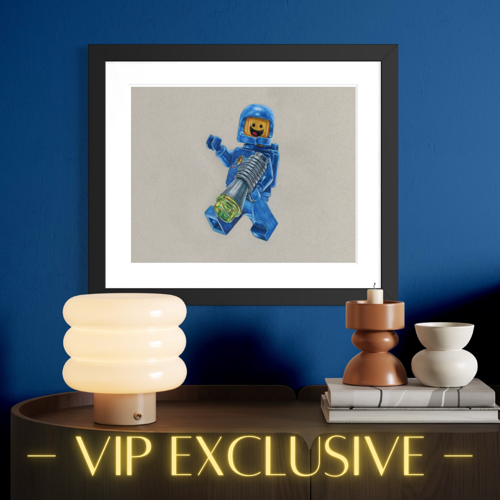 LEGO Classic Spaceman Drawing - ORIGINAL