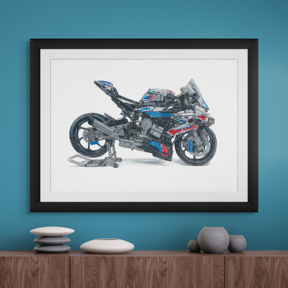 LEGO Technic BMW M 1000 RR Drawing - PRINT