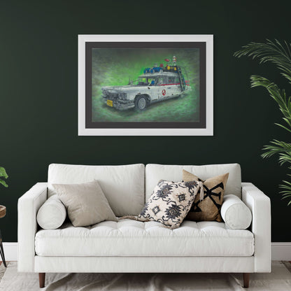 LEGO Ecto-1 Drawing - PRINT