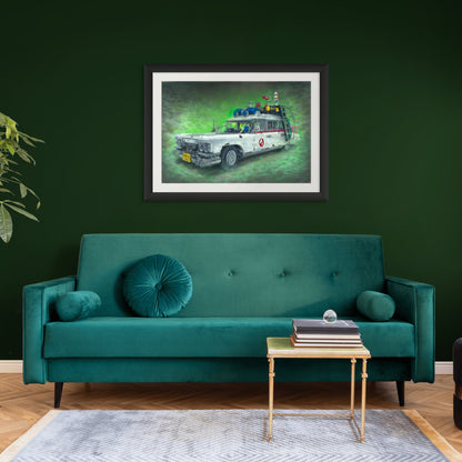 LEGO Ecto-1 Drawing - ORIGINAL