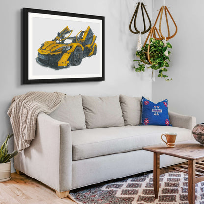 LEGO McLaren P1 Drawing - PRINT