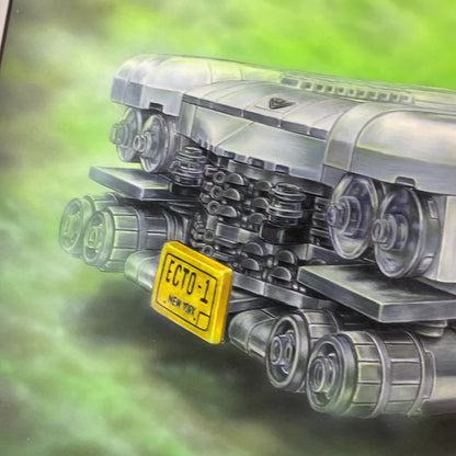 LEGO Ecto-1 Drawing - ORIGINAL