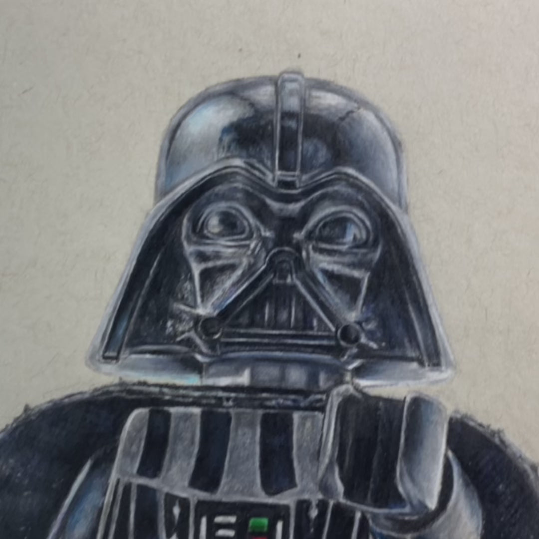 LEGO Darth Vader Drawing - ORIGINAL