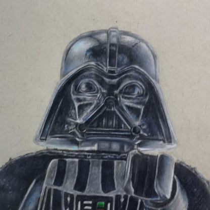 LEGO Darth Vader Drawing - ORIGINAL
