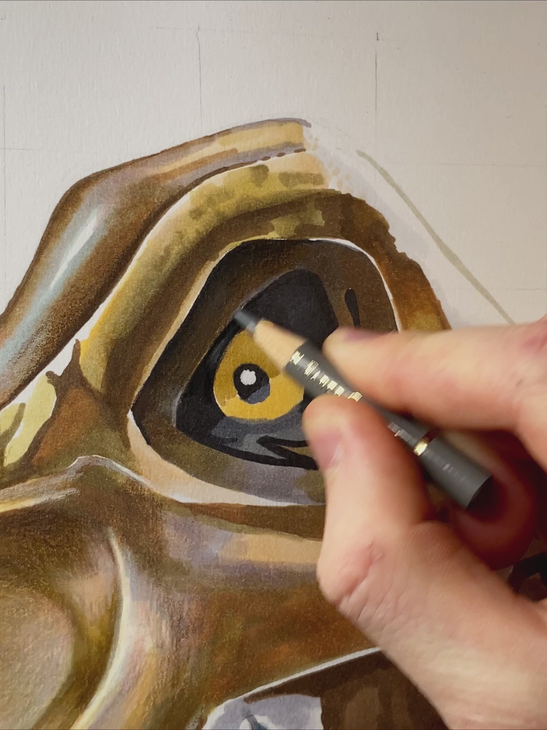 Load video: video showing the process of creating realistic drawings of lego minifigures and models